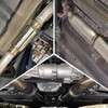 A-KARCK 2.5" Inlet Exhaust Resonator, 2.5" Inlet 2.5" Outlet 11.5"