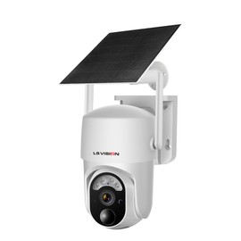 LSVISION WiFi Solar Camera, 1080P HD Outdoor Wireless Camera…