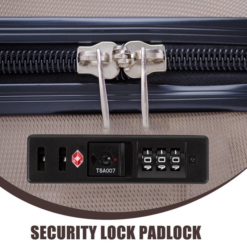ULTECHNOVO Tsa Security Lock Customs Code Lock Luggage Travel Lock