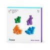 PIXIO Mini Dinos 80 Magnetic Blocks in 4 Colors