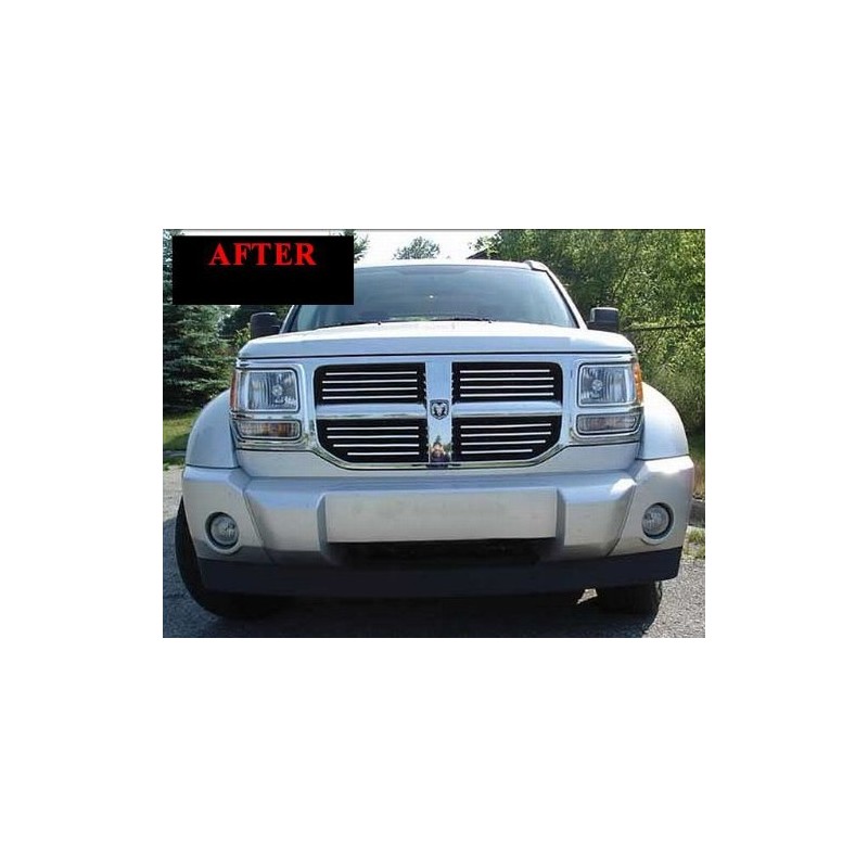 312 Motoring fits 2010-2011 Dodge Nitro Chrome Trim for Grille