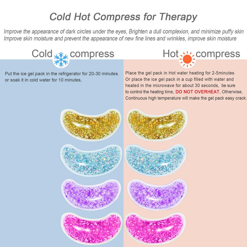 Reusable Under Eye Patches for Puffy Eyes Ice Eyes Mask