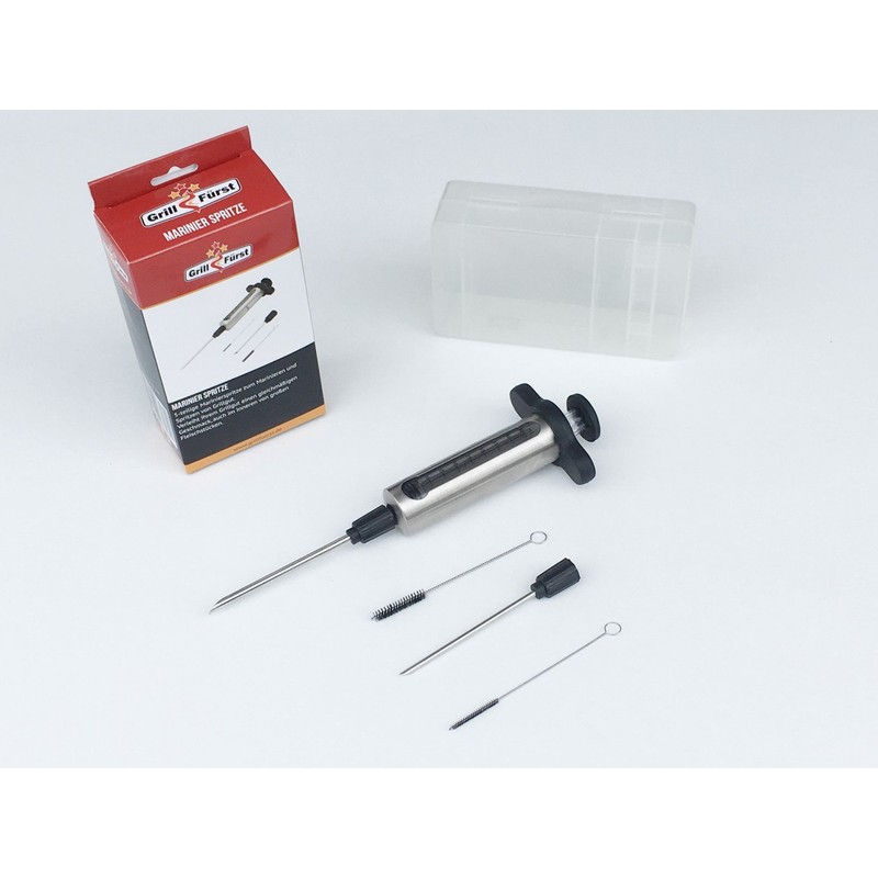 Grillfürst Stainless Steel Marinade Syringe Set for Refining Grilled Food,