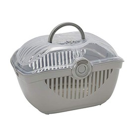 Moderna Transportadora para Gato o Perro Top Runner Grande Gris