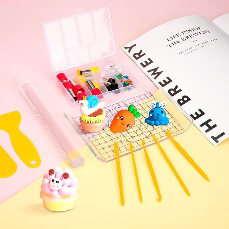 Polymer Clay Tools Set, 61 Pieces Polymer Clay Tools with