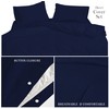 Sapphire Collection Plain Duvet Cover With Pillow Case Non Iron