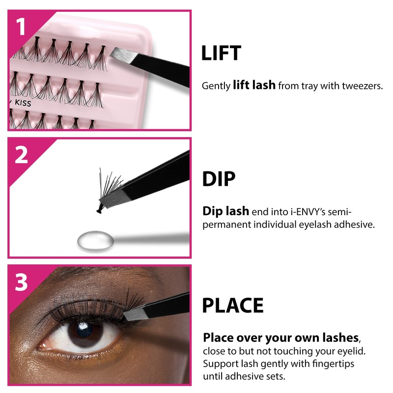 i-Envy Semi-Permanent Lash Glue Adhesive for Individual Cluster Lashes &