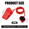 2pcs Universal Treadmill Magnet Safety Key, Round Large Plastic Treadmill