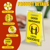 5Pcs Desktop Warning Sign & Office Secret Message Board -
