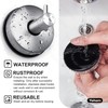 YOHOM Suction Cup Hook, Stainless Steel Towel Holder with Suction