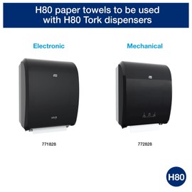 Tork Hand Towel Roll Natural H80, Universal, 100% Recycled Fiber, 6 Rolls x 800 ft, 8031300