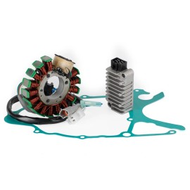 Magneto Stator + Voltage Rectifier + Gasket For Yamaha TW125 TW200 TW225 99-22Specification: M550-C184