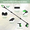 52" Extra Long Grabber Reacher Tool, Foldable Reacher Grabber Pickup