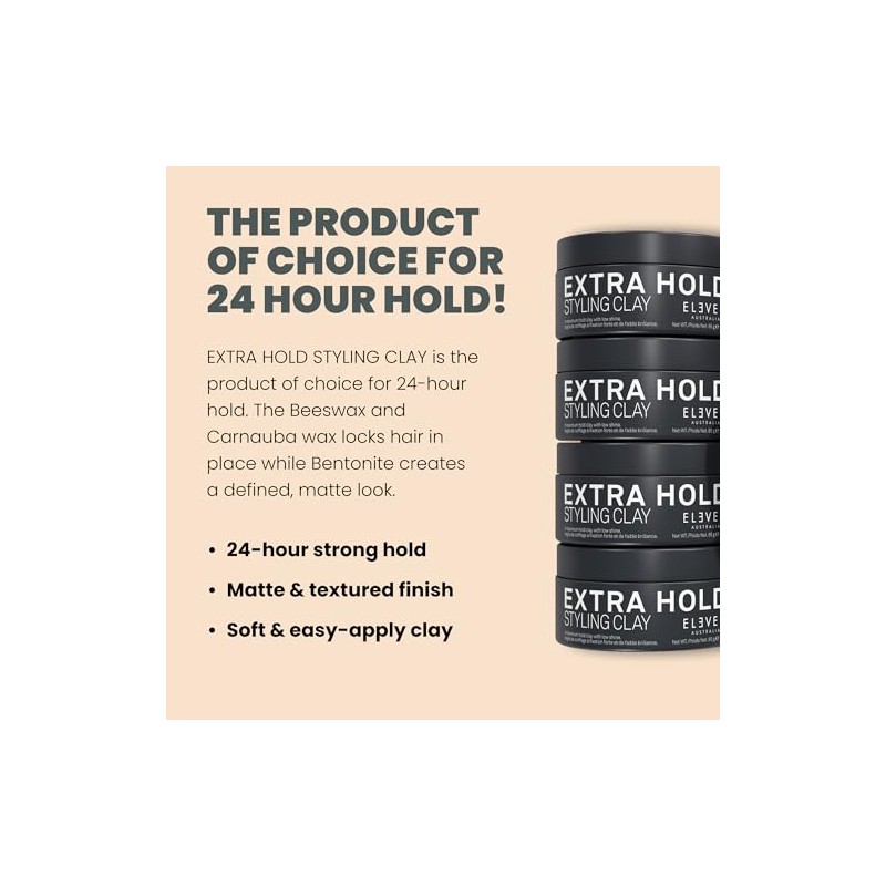 ELEVEN AUSTRALIA Extra Hold Styling Clay | The ideal product