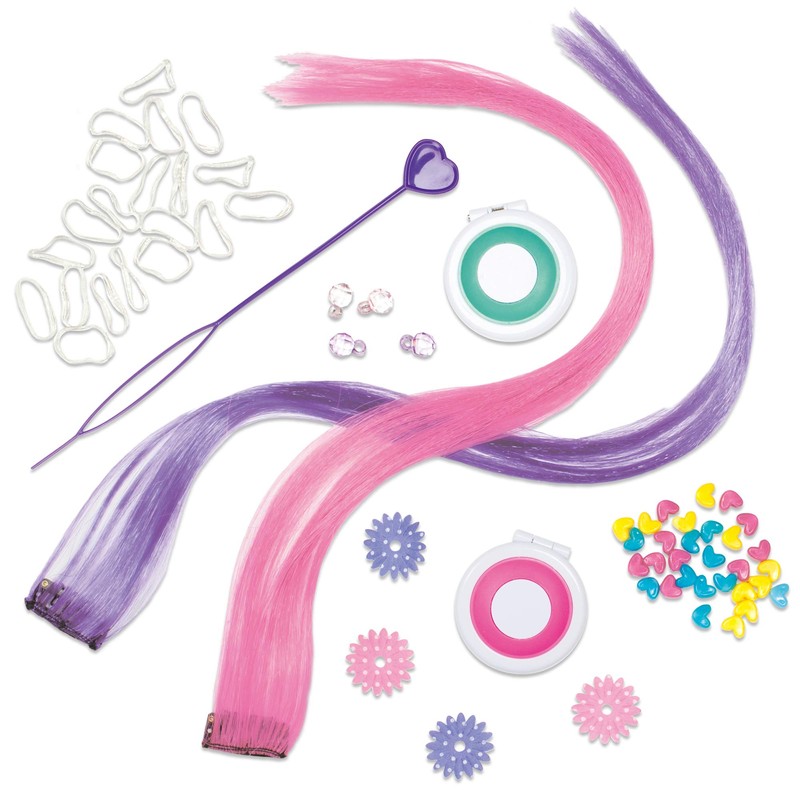 Galt Toys, Fab Hair, Hair Chalk Kit and Extensions for