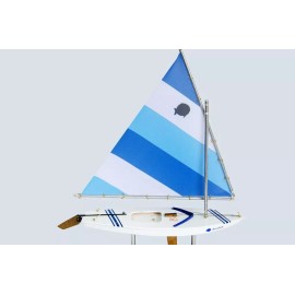 LK Wooden SUNFISH Model Sailboat Decoration 16"-12