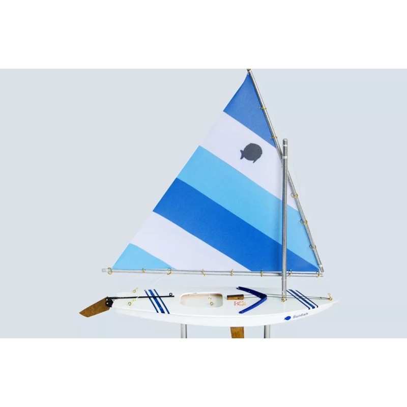 LK Wooden SUNFISH Model Sailboat Decoration 16"-12