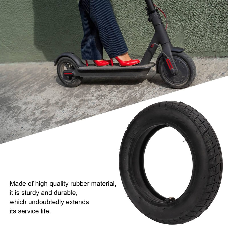 ZAICOLER Scooter Tires, 10x2‑6.1 Rubber Thickening Wheel Tire Scooter Wheels