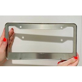 Unbranded SRT8 392 Stainless Steel License Plate Frame