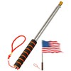 TPZORJX Telescopic Flag Pole, 2 m Telescopic Flagpole, Handheld Flagpole