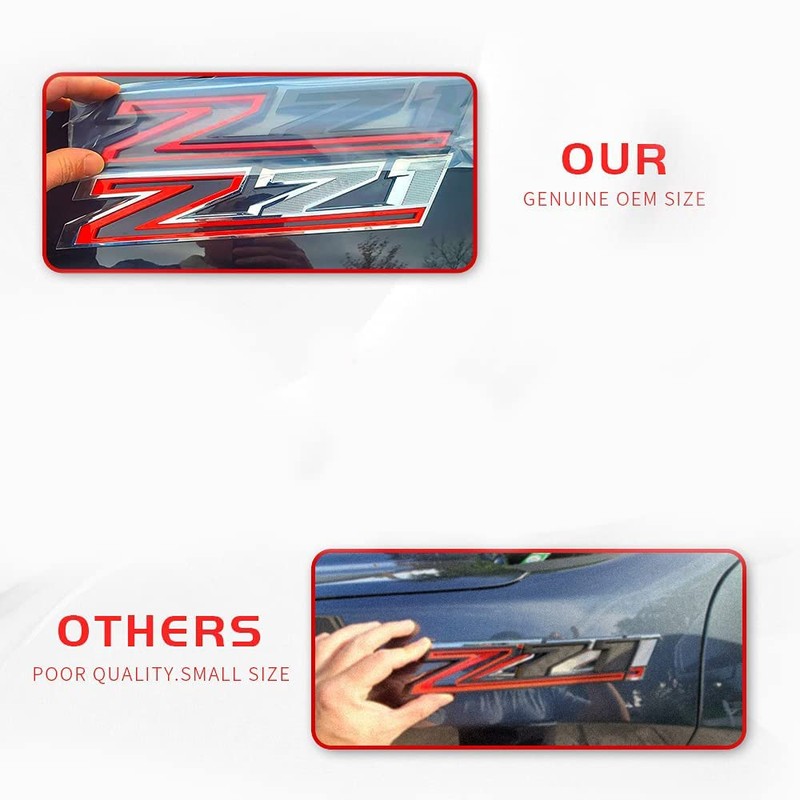 2pack 2019-2026 OEM Z71 Emblems Side Left & Right Badges
