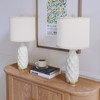 MROJISC Table Lamps Set of 2 with 2 LED Bulbs