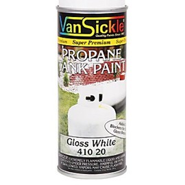 VAN SICKLE PAINT 41020 White Propane Paint, 12 Ounce
