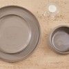 Bico Reactive Glaze Dark Grey 7 inch Stoneware Salad Plates