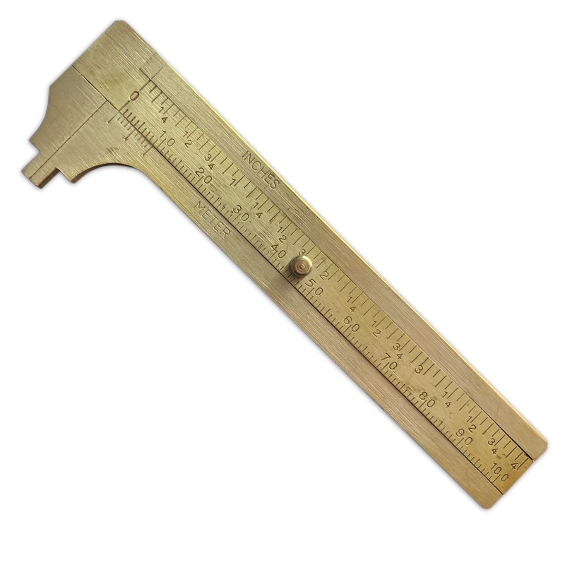 Vernier Caliper Tool for Beads Gemstone Jewelry Brass Tool 100mm