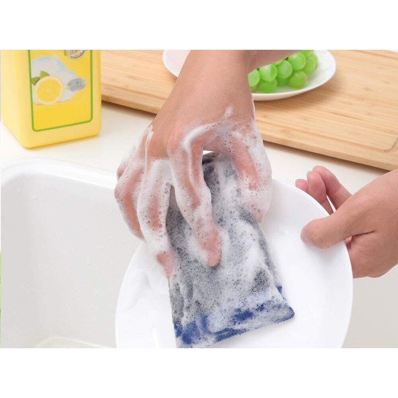 Scrubber Sponge Dish Washing Stainless Steel Scrubber Sink Sponge Burnt