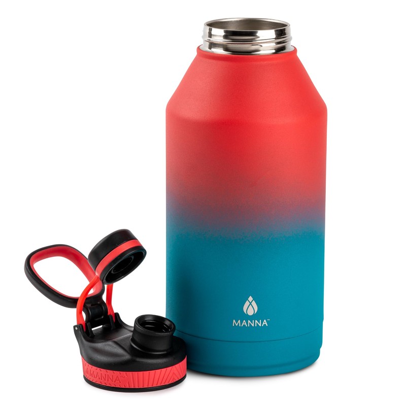 Manna Saratoga Double-wall Insulated Stainless Steel Bottle - 64 Oz