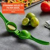IMUSA Cast Aluminum Lime Squeezer, Green