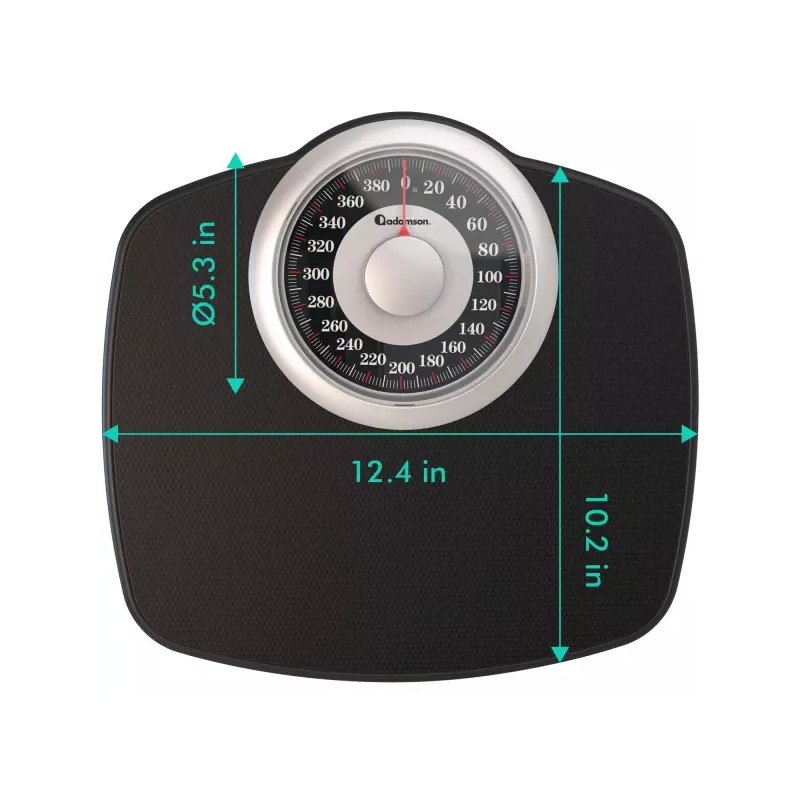 Adamson 아담슨 A25 체중계 - 최대 400파운드 새 버전 12.4인치