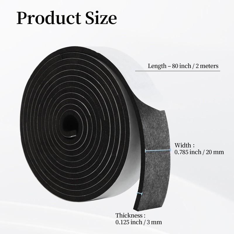 Mikzhskr Hat Tape Roll 80" Hats Size Reducer Insert Foam
