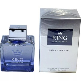 Antonio Banderas King of Seduction Cologne by Antonio Banderas 3.4 oz EDT for Men New in Box