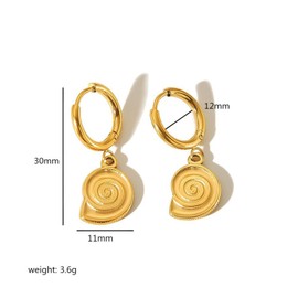 Starfish Earrings for Women Gold Seashell Earrings Conch Earrings Gold Huggie Hoop Earrings Summer Outfits Beach Jewelry Gifts for Women