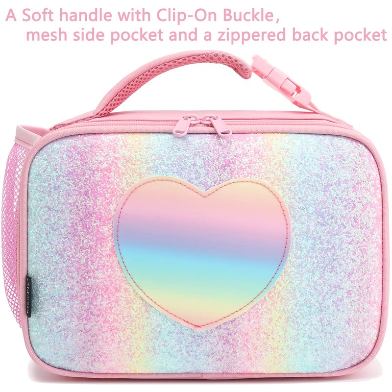 FlowFly Kids Lunch box Insulated Soft Bag Mini Cooler Back