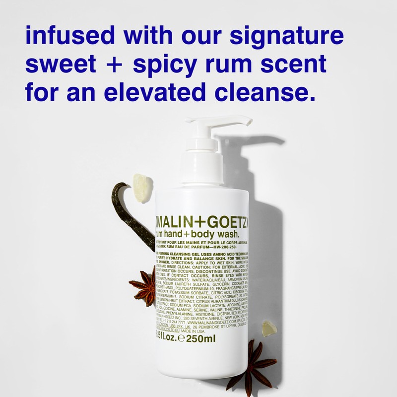 MALIN+GOETZ Hand + Body Wash | Gentle Foaming Cleanser with