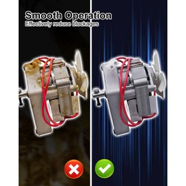 2.0RPM Auger Motor Fit for Pit Boss Camp Chef Pellet Grill, Auger Drive Motor Wood Pellet Grills Smokers, 120 Volts 60Hz 2 Pole Universal Feeding Gear