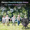 Rechargeable Bubble Machine for Kids Toddlers, Rotatable Bubble Blower with