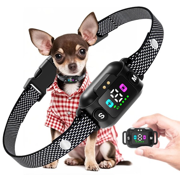 Feycig Anti Bark Collars for Dogs - No Shock Small