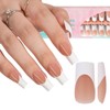 Misssix French Gel Nail Tips, 240Pcs French Tip Press on