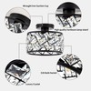 Rpzloila Crystal Ceiling Light Fixture, Modern Semi Flush Mount Ceiling