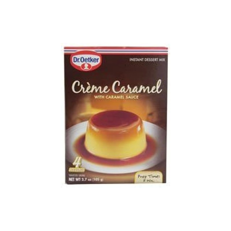 European Gourmet Bakery Instant Dessert Mix Creme Caramel with Caramel