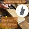 Woodworking Square Size Measure Ruler - 3D Mitre Angle Measuring