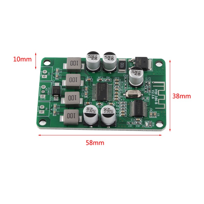 TPA3110 2x15W Bluetooth Audio Power Amplifier Board AMP for Speaker