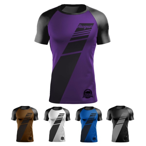 Revgear Mens Short Sleeve BJJ Rash Guard – IBJJF Legal
