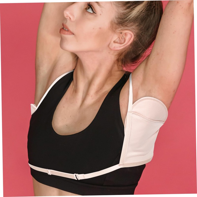 FRCOLOR Washable Underarm Sweat Pad Breathable Women's Armpit Pad Summer