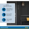 Distinctions by Hillman 843322 4-Inch Brushed Nickel Flush-Mount House Number
