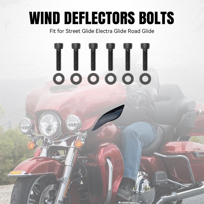 VGMOTO 39PCS Motorcycle Batwing Inner Fairing Bolt Kit - Stainless
